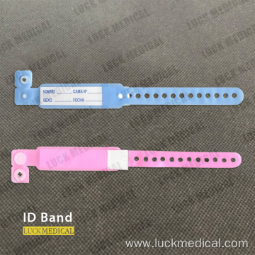 ID Band With Name Card